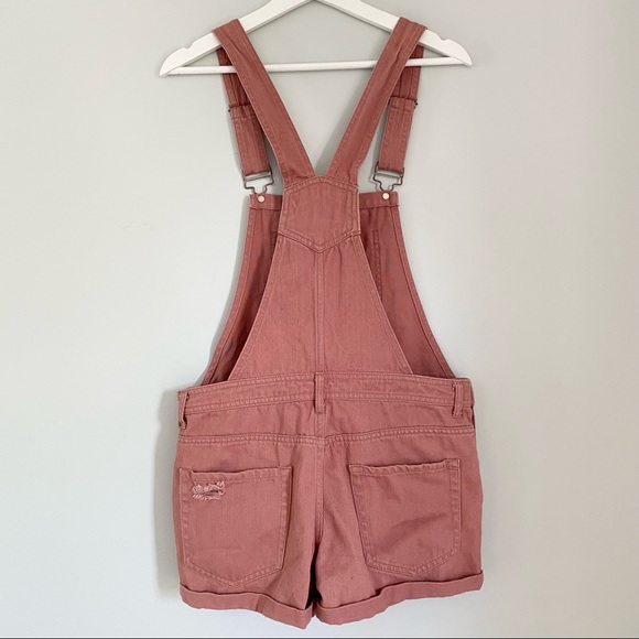 EUC Pink overall shorts - Picture 2 of 5